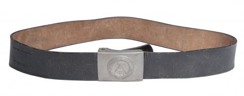 NVA leather belt, black, surplus